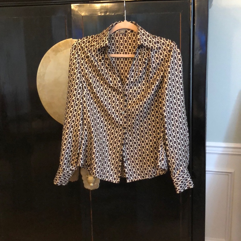 100% silk Ann Taylor blouse size 4